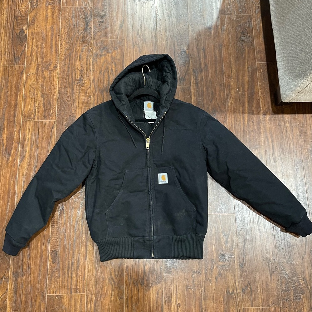 Carhartt Men's Loose Fit Firm Duck Insulated Lined Active Jacket